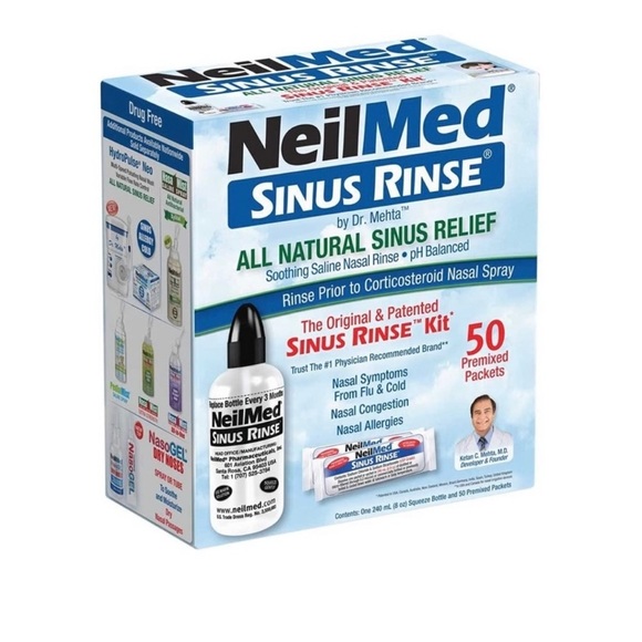 NeilMed Sinus Rinse - A Complete Sinus Nasal Rinse Kit, 50 count (Pack of 1) - Picture 1 of 5